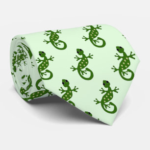 Gecko Lizard Design Tie