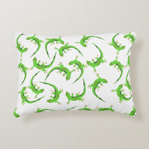 Gecko Lizard Reptile Pattern  Decorative Cushion