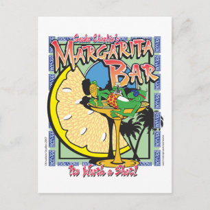 Gecko-margarita-LIMEDESIGN Postcard
