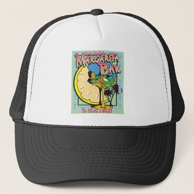 Gecko-margarita-LIMEDESIGN Trucker Hat (Front)