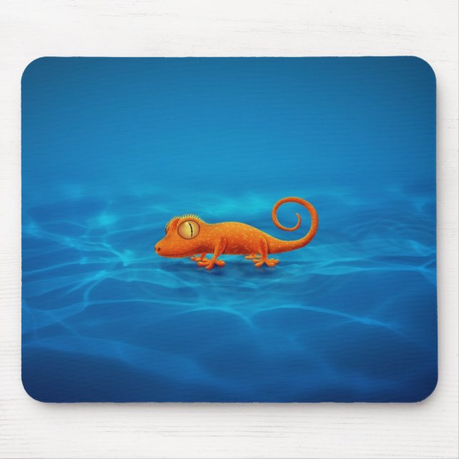 Gecko Mouse Pad (Front)