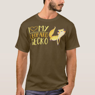 Gecko Owner Exotic Pet Lizard Colourful Reptiles T-Shirt
