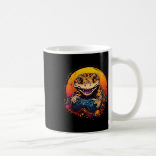 Gecko Playing Video Game Lizard & Reptiles Gam Coffee Mug