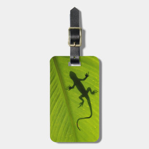 Gecko Silhouette Luggage Tag