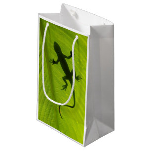 Gecko Silhouette Small Gift Bag