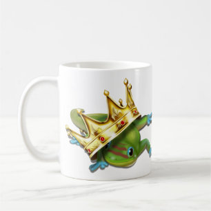 Gecko with crown  coffee mug
