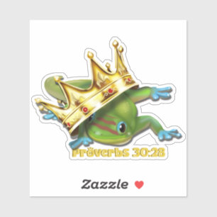 Gecko with crown—Proverbs