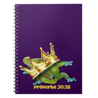 Gecko with crown—Proverbs Notebook