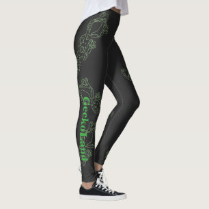 GeckoLand Green Leggings