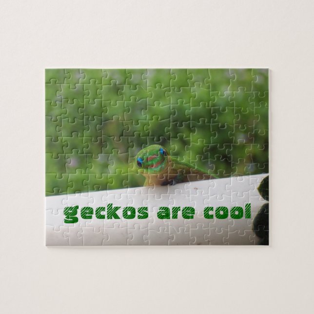 Geckos Are Cool Animal Puzzle (Horizontal)
