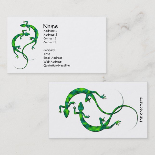 Geckos Business Card (Front/Back)
