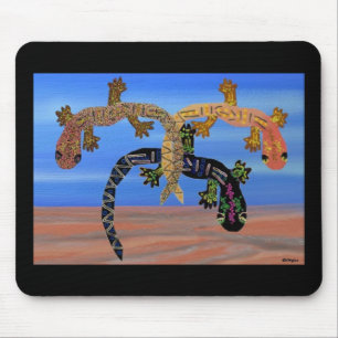 Geckos in the Valley of Fire Mouse Pad
