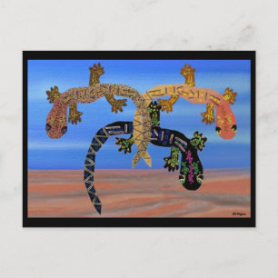 Geckos in the Valley of Fire Postcard