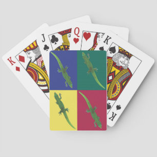 Geckos Playing Cards