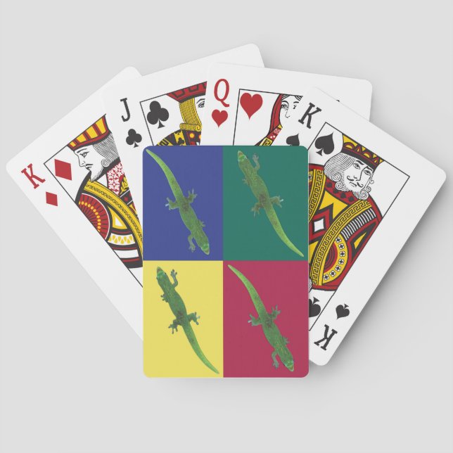 Geckos Playing Cards (Back)
