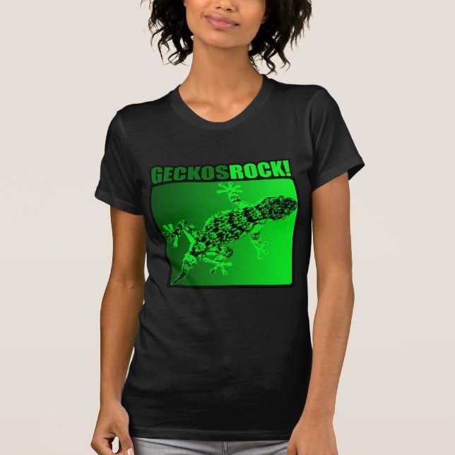 Geckos Rock! T-Shirt (Front)