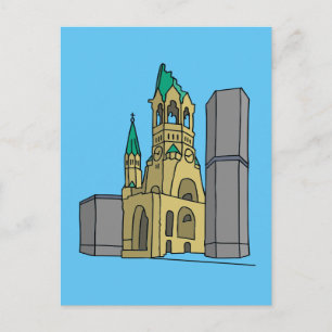 Gedächtniskirche Berlin Postcard