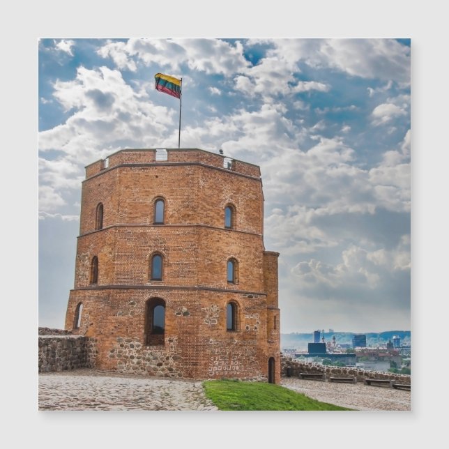 Gediminas tower in Vilnius, Lithuania (Front)