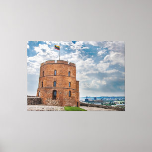 Gediminas tower in Vilnius, Lithuania Canvas Print