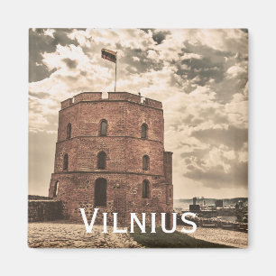 Gediminas tower of Vilnius Magnet