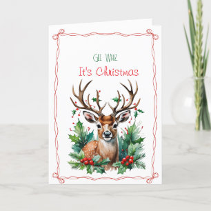 Gee Whiz It's Christmas Folded Holiday Card