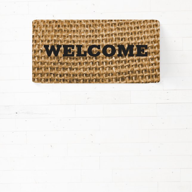 Geebung Burlap Banner (Insitu)