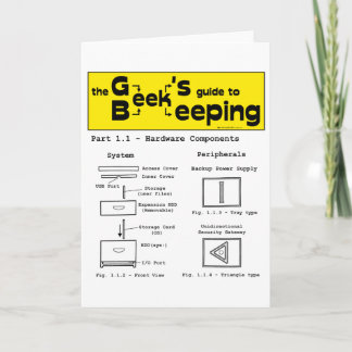 Geek Beekeeping (Hardware) -  Greeting Card
