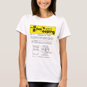 Geek Beekeeping (Swapping Cards) - White T-shirt