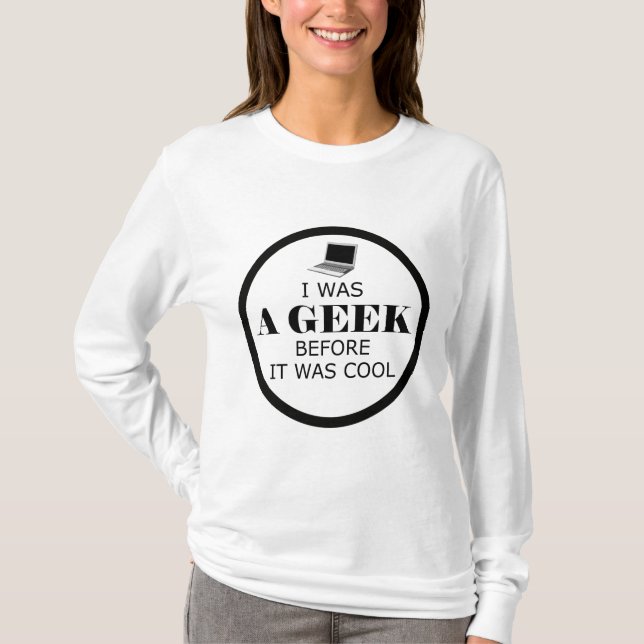 Geek Before it Was Cool Women's Hoody (Front)
