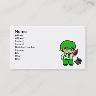 Geek Boy Business Card