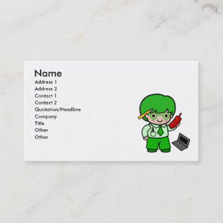 Geek Boy Business Card
