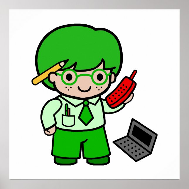 Geek Boy Poster (Front)