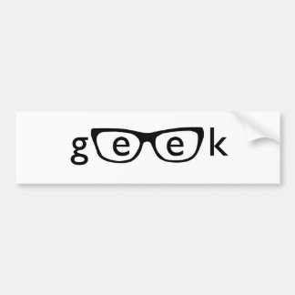 geek bumper sticker