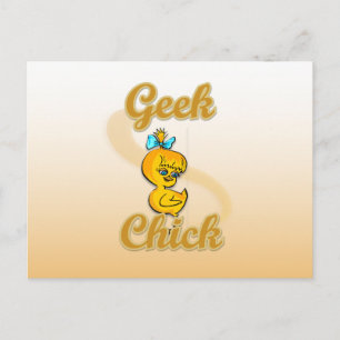 Geek Chick Postcard