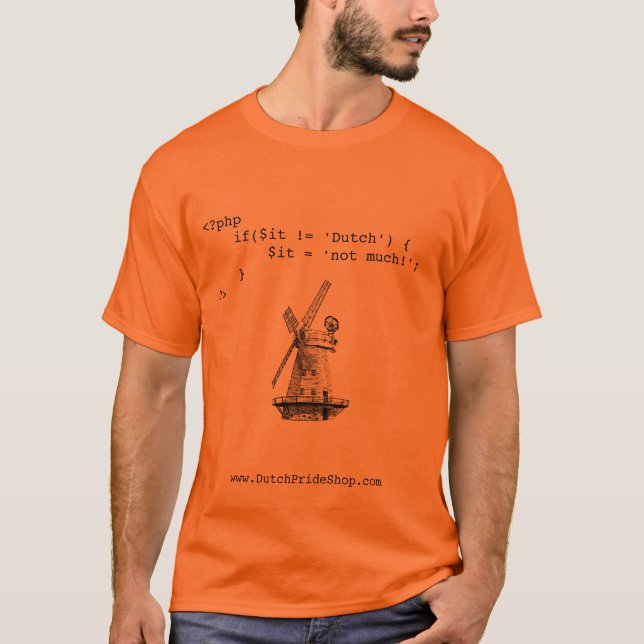 Geek Dutch Pride T-Shirt (Front)