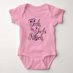 Geek Girls Rock Baby Bodysuit