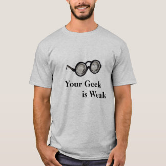 Geek Glasses, Your Geek i... - Customised T-Shirt