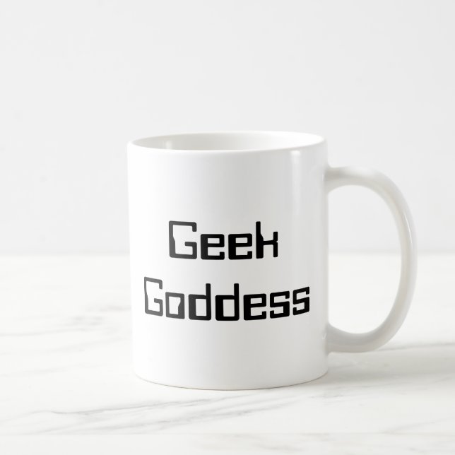 Geek Goddess Funny Humour STEM Science Tech Math Coffee Mug (Right)