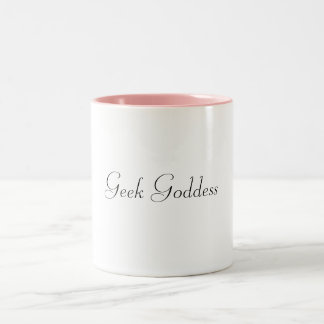 Geek Goddess pink mug