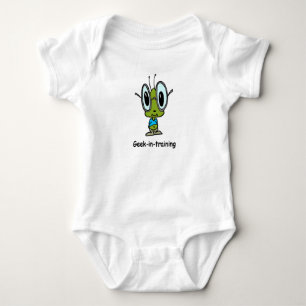 Geek-in-training baby bodysuit