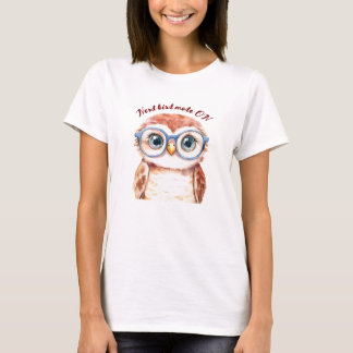 Geek Nerd Bird  T-Shirt