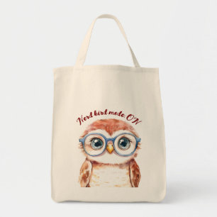 Geek Nerd Bird  Tote Bag