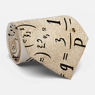 Geek Nerd Math Equations Math Teacher Tie