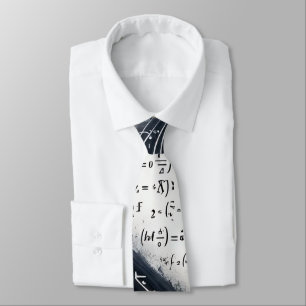 Geek Nerd Math Equations Math Teacher Tie