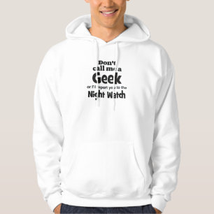Geek Night Watch bf Hoodie