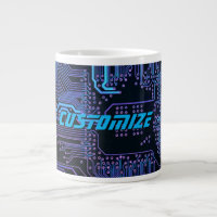 Geek Out Custom PCB Blue Electronic Circuit Board