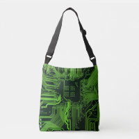 Geek Out Nerd PCB Green Electronic Circuit Board 