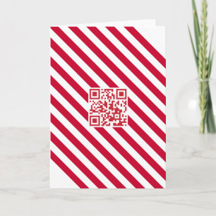 Geek QR Code Merry Christmas card