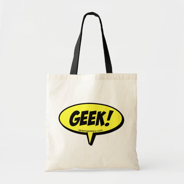 Geek Speak Tote Bag (Front)