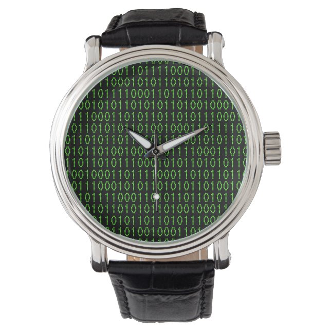 Geek Watch #2 Digital Ones and Zeroes Binary (Front)